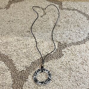 Brighton Black and Silver Pendant Necklace